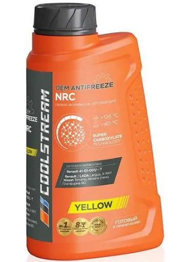 COOLSTREAM NRC желтый, готовый COOLSTREAM NRC 1 л, готовый к применению